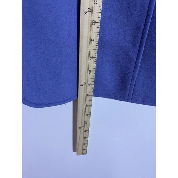 LL Bean Peacoat Womens 14 Blue Cashmere Wool Office Corp Capsule Minimalist - Picture 15 of 15